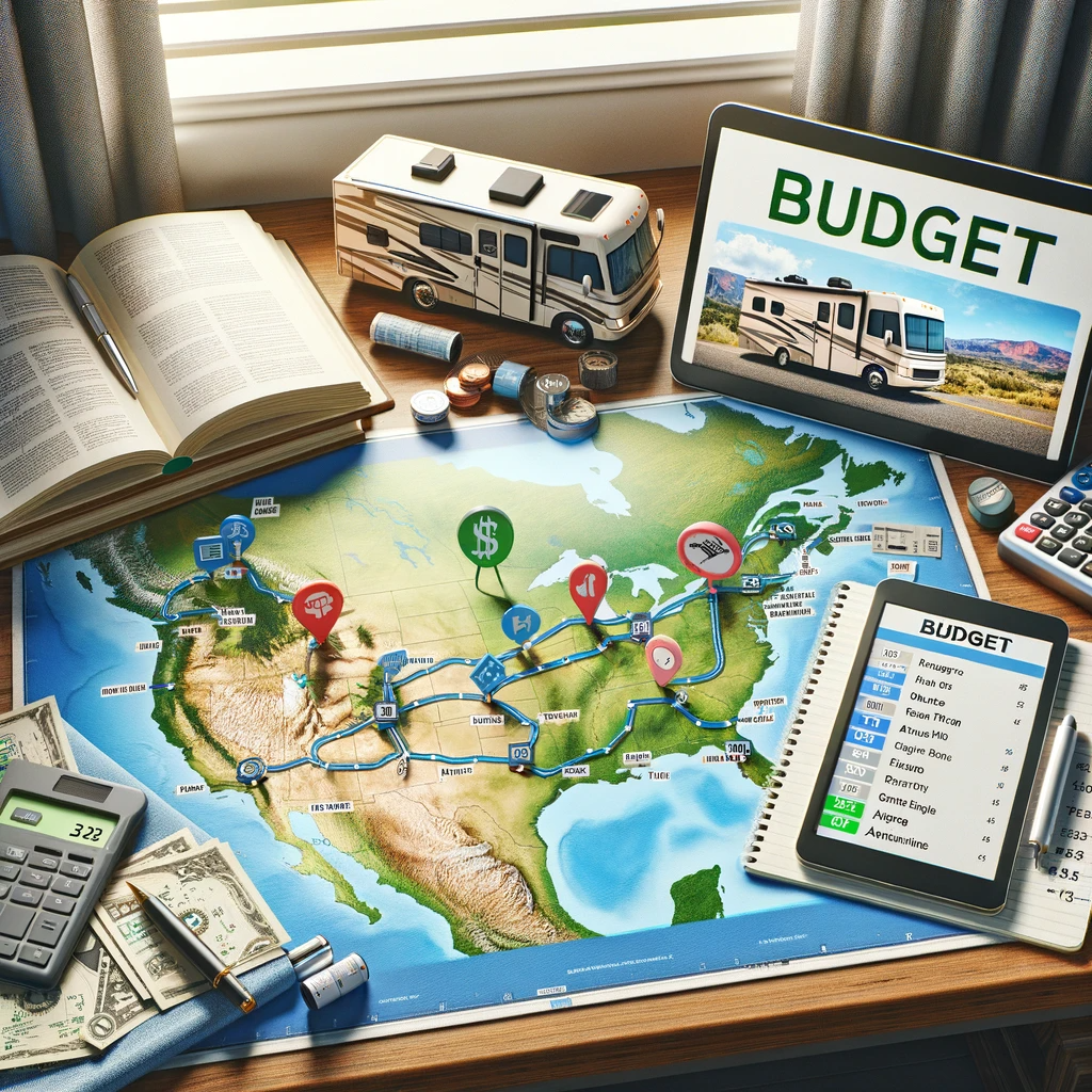 Van life budgeting, Budget for RV journey, budget for RV trip