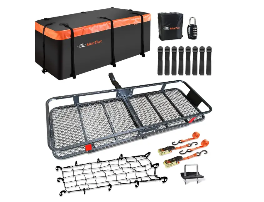 camping gear - hitch cargo carrier